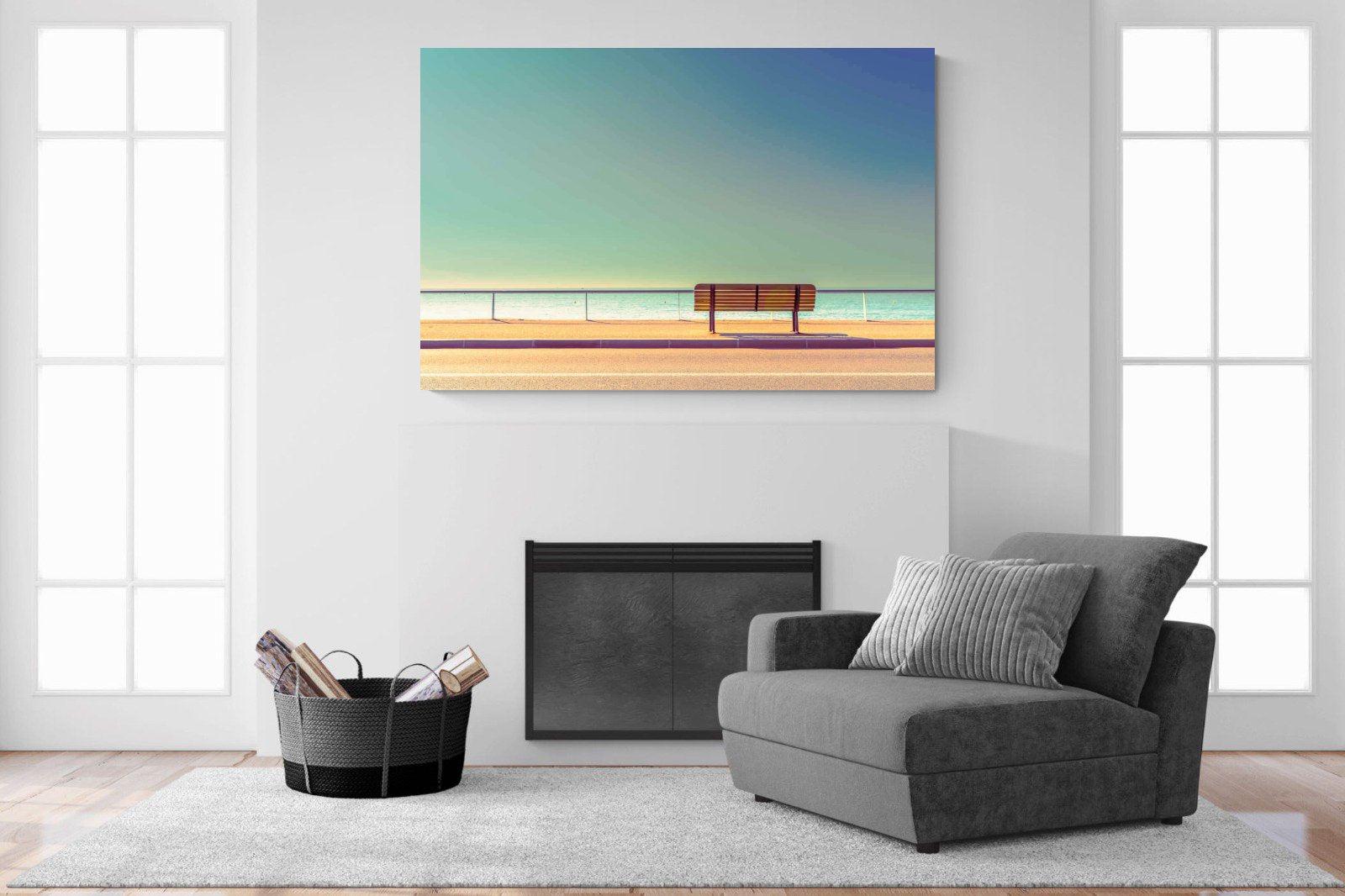 Bench-Wall_Art-150 x 100cm-Mounted Canvas-No Frame-Pixalot