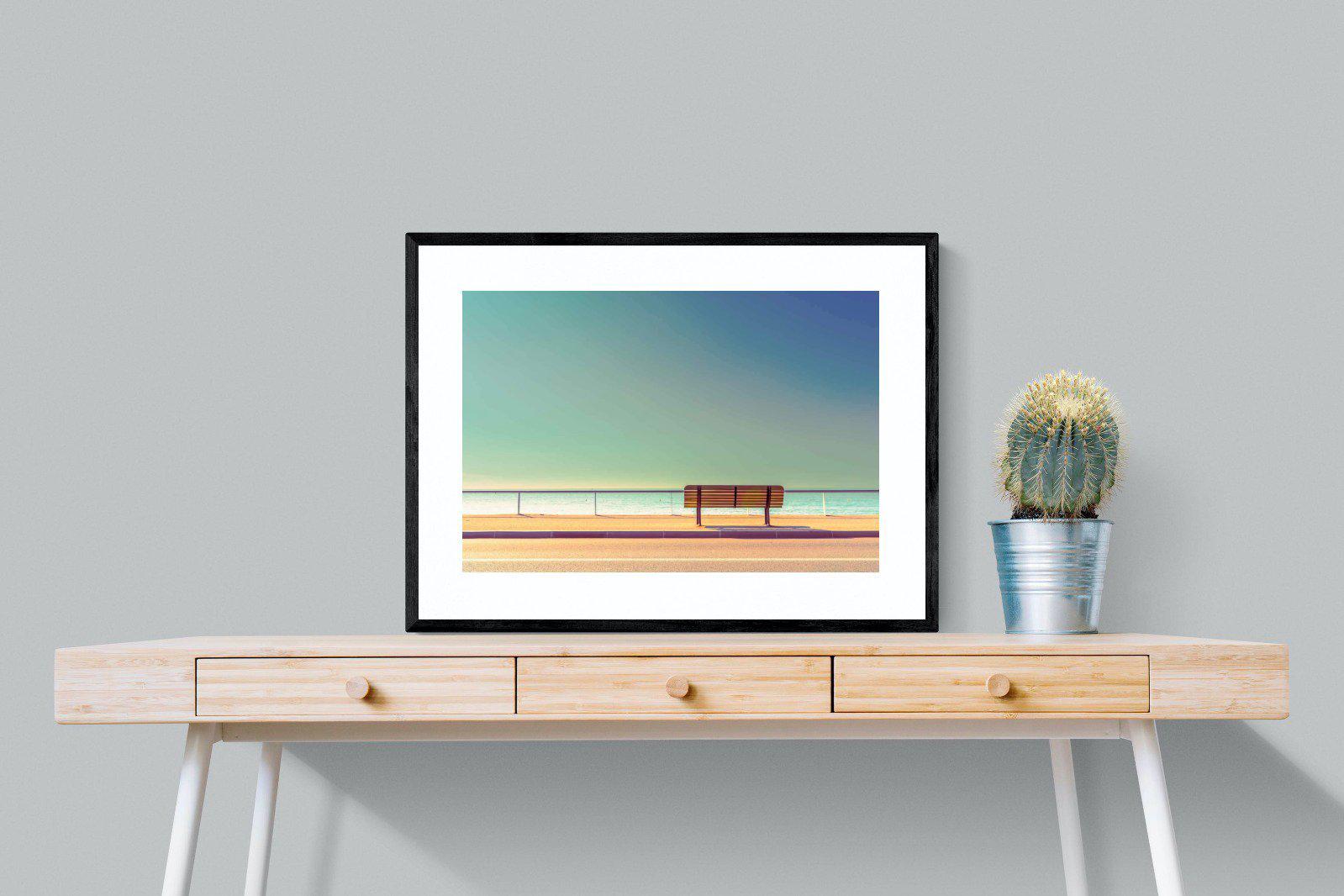 Bench-Wall_Art-80 x 60cm-Framed Print-Black-Pixalot