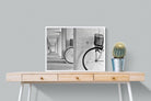 Bike & Basket-Wall_Art-80 x 60cm-Mounted Canvas-White-Pixalot