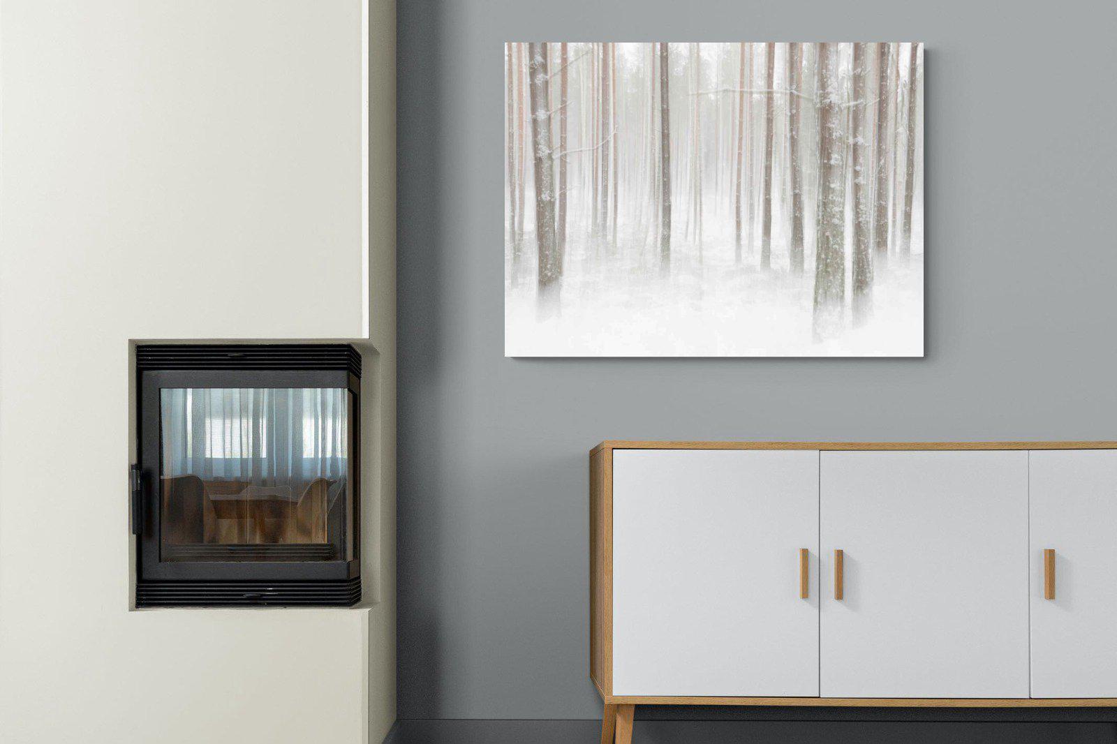 Birch Forest-Wall_Art-100 x 75cm-Mounted Canvas-No Frame-Pixalot