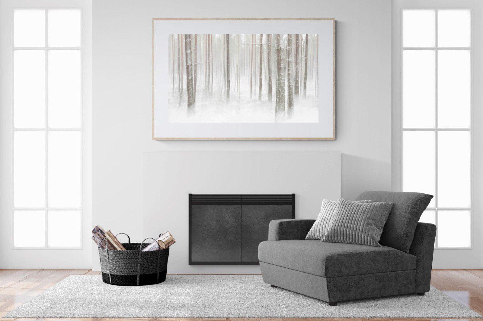 Birch Forest-Wall_Art-150 x 100cm-Framed Print-Wood-Pixalot