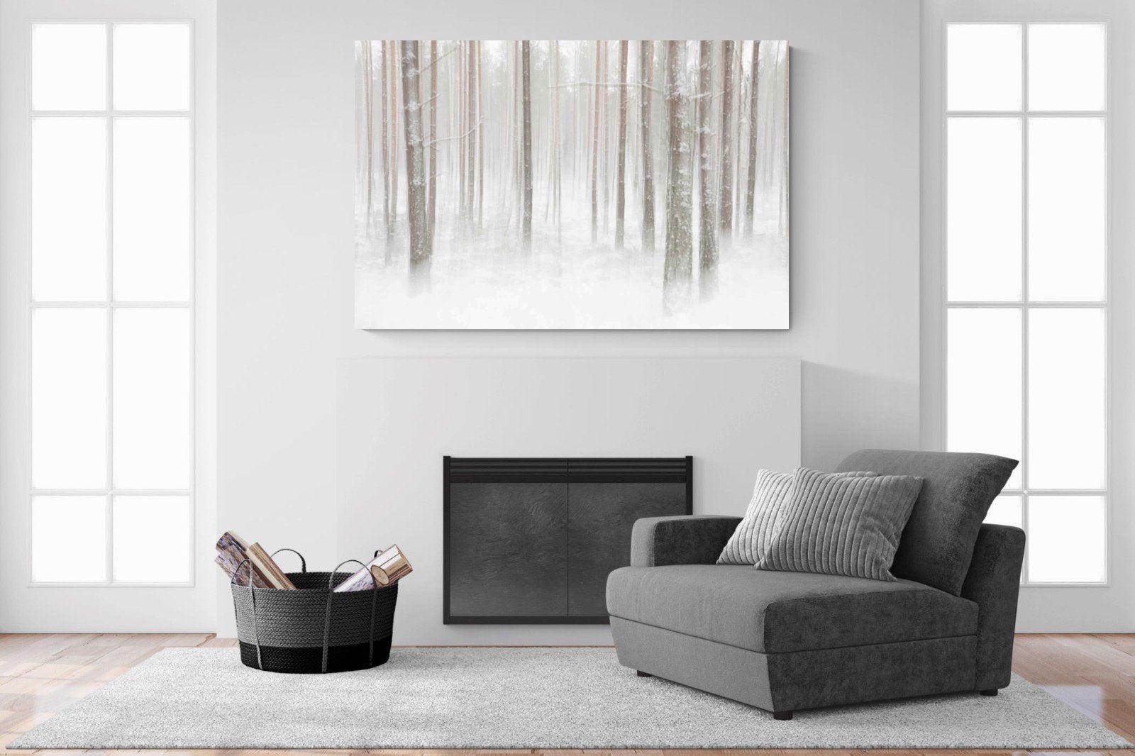 Birch Forest-Wall_Art-150 x 100cm-Mounted Canvas-No Frame-Pixalot