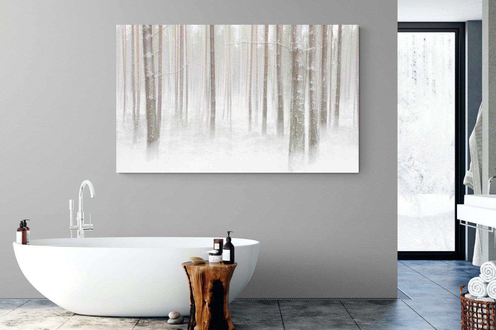 Birch Forest-Wall_Art-180 x 110cm-Mounted Canvas-No Frame-Pixalot