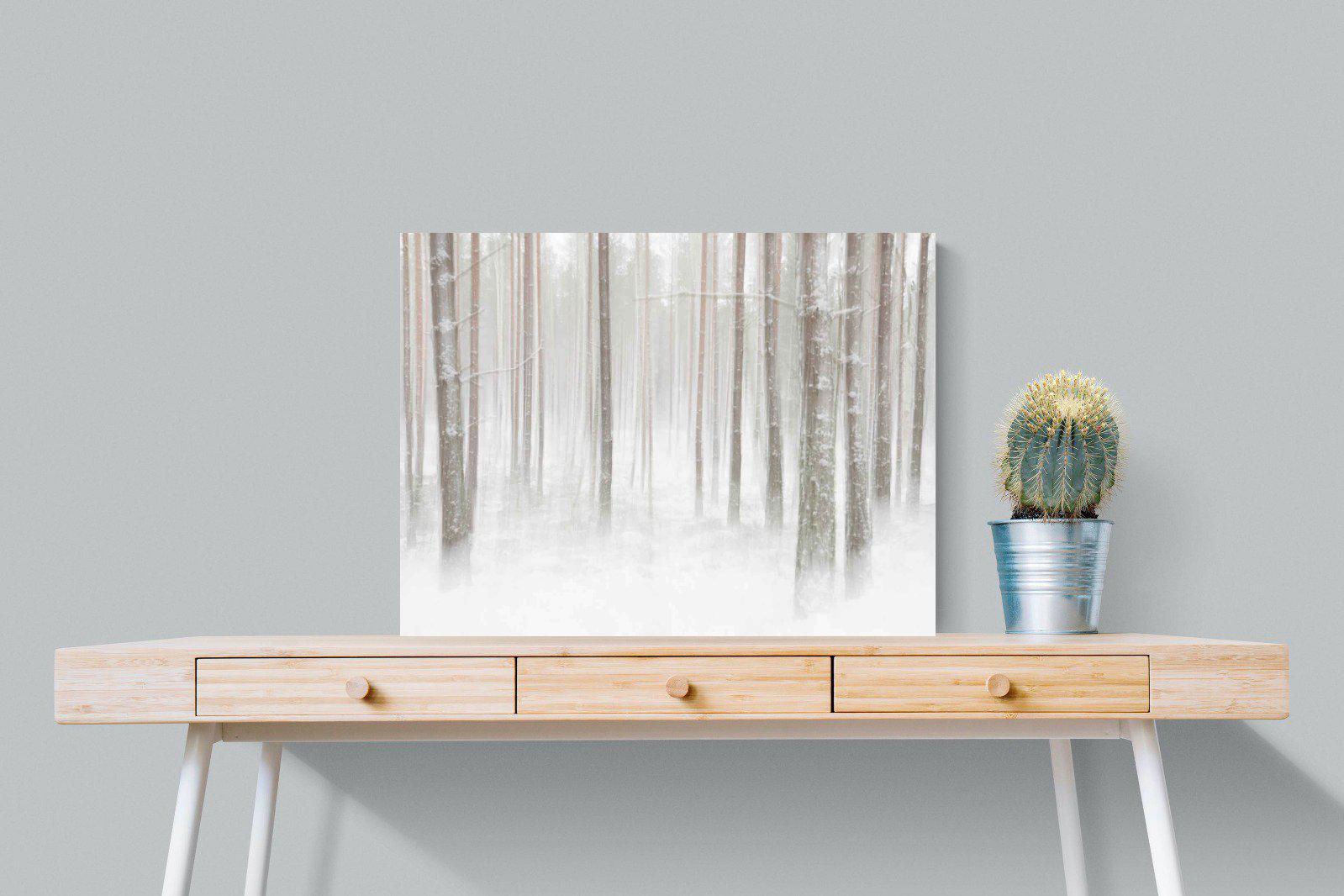 Birch Forest-Wall_Art-80 x 60cm-Mounted Canvas-No Frame-Pixalot