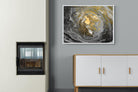 Black Gold Resin-Wall_Art-100 x 75cm-Mounted Canvas-White-Pixalot