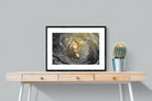 Black Gold Resin-Wall_Art-80 x 60cm-Framed Print-Black-Pixalot