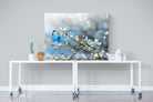 Blue Flutter-Wall_Art-120 x 90cm-Mounted Canvas-No Frame-Pixalot