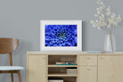 Blue Petals-Wall_Art-60 x 45cm-Framed Print-White-Pixalot