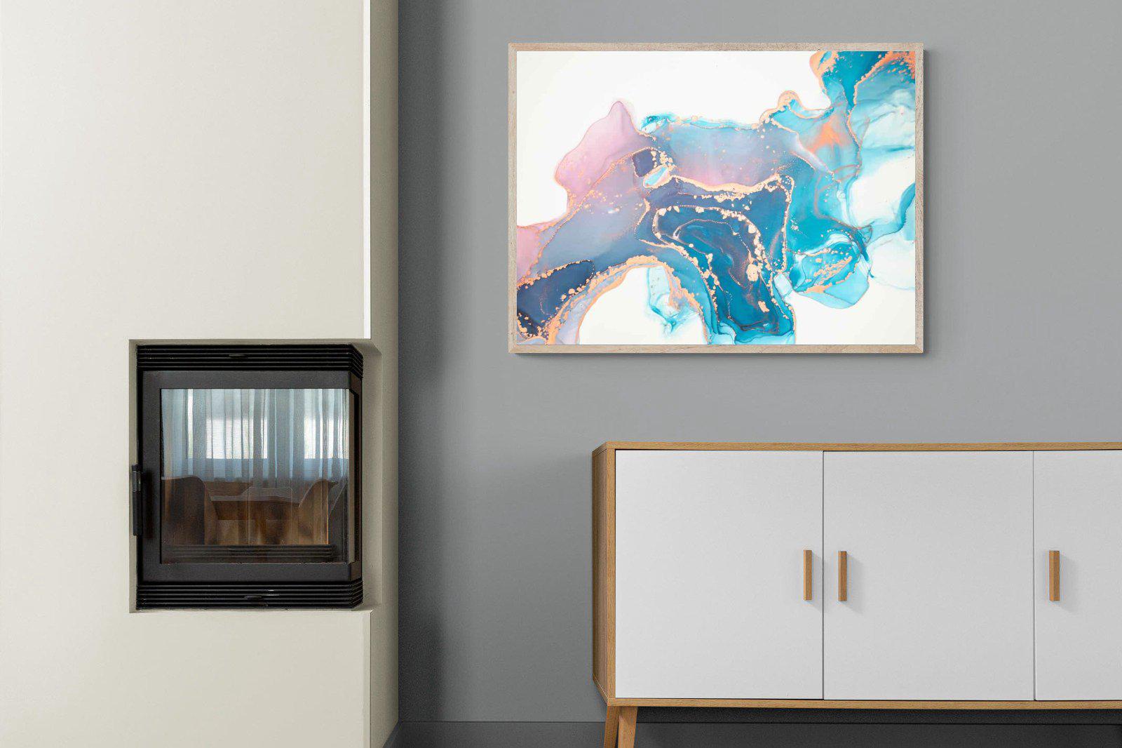 Blush-Wall_Art-100 x 75cm-Mounted Canvas-Wood-Pixalot