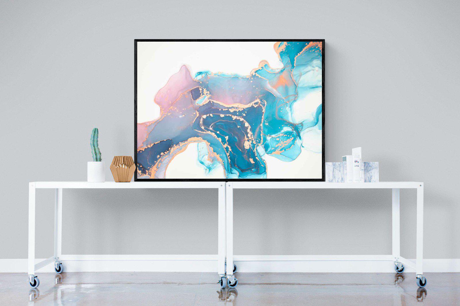 Blush-Wall_Art-120 x 90cm-Mounted Canvas-Black-Pixalot