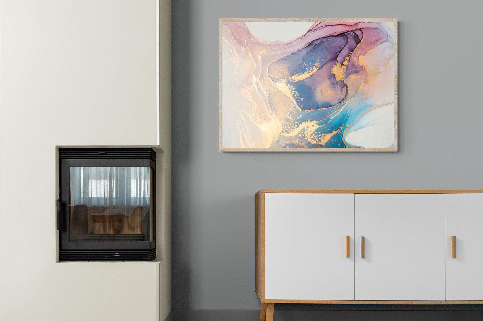 Blushing-Wall_Art-100 x 75cm-Mounted Canvas-Wood-Pixalot