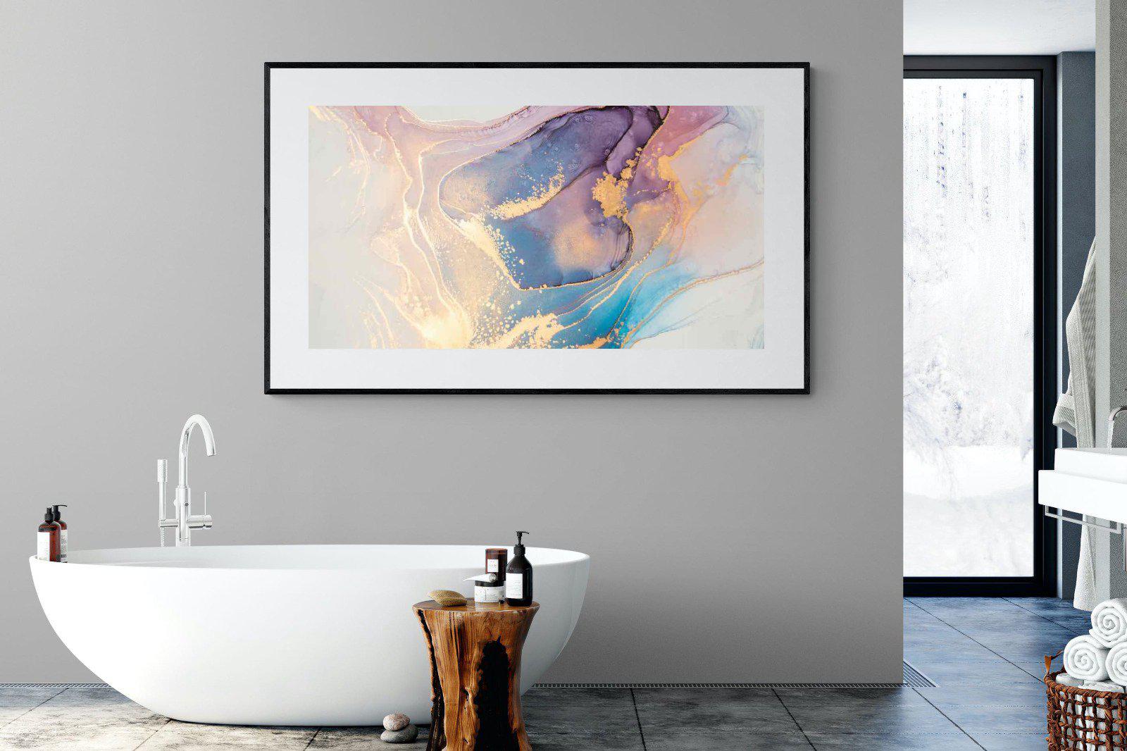 Blushing-Wall_Art-180 x 110cm-Framed Print-Black-Pixalot