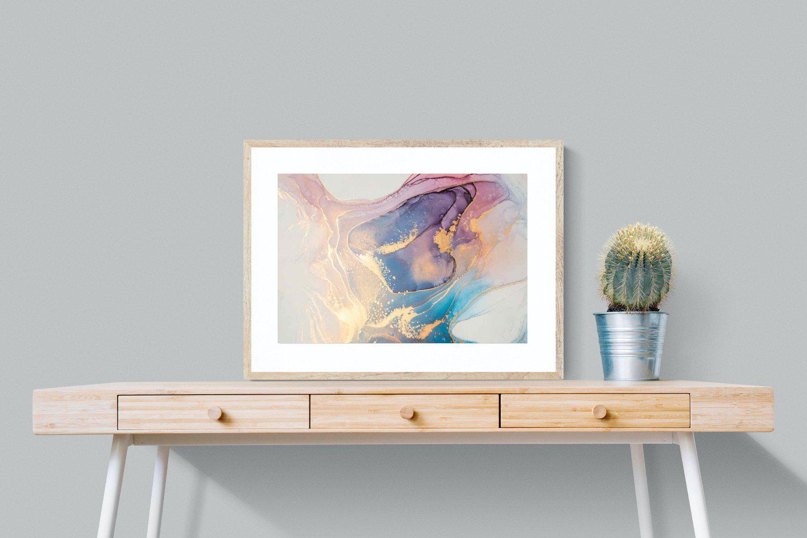 Blushing-Wall_Art-80 x 60cm-Framed Print-Wood-Pixalot