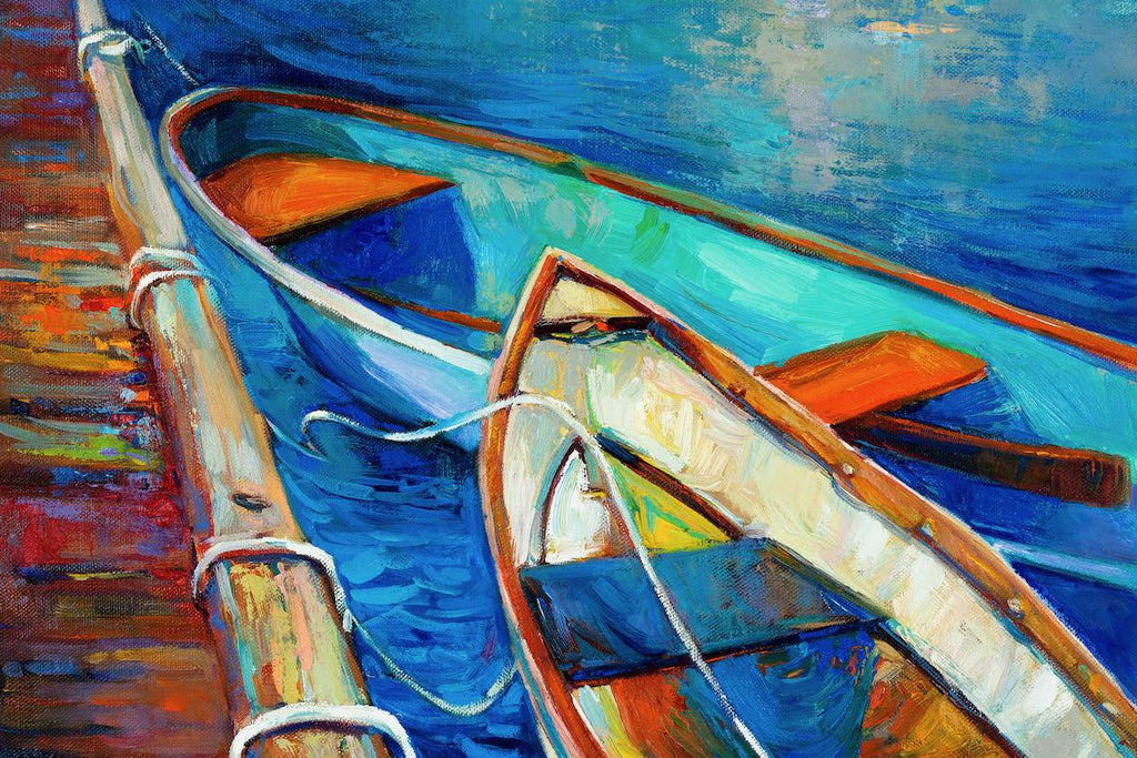 Boats on Canvas-Wall_Art-Pixalot