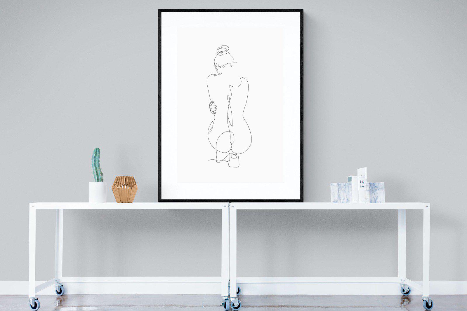 Body-Wall_Art-90 x 120cm-Framed Print-Black-Pixalot