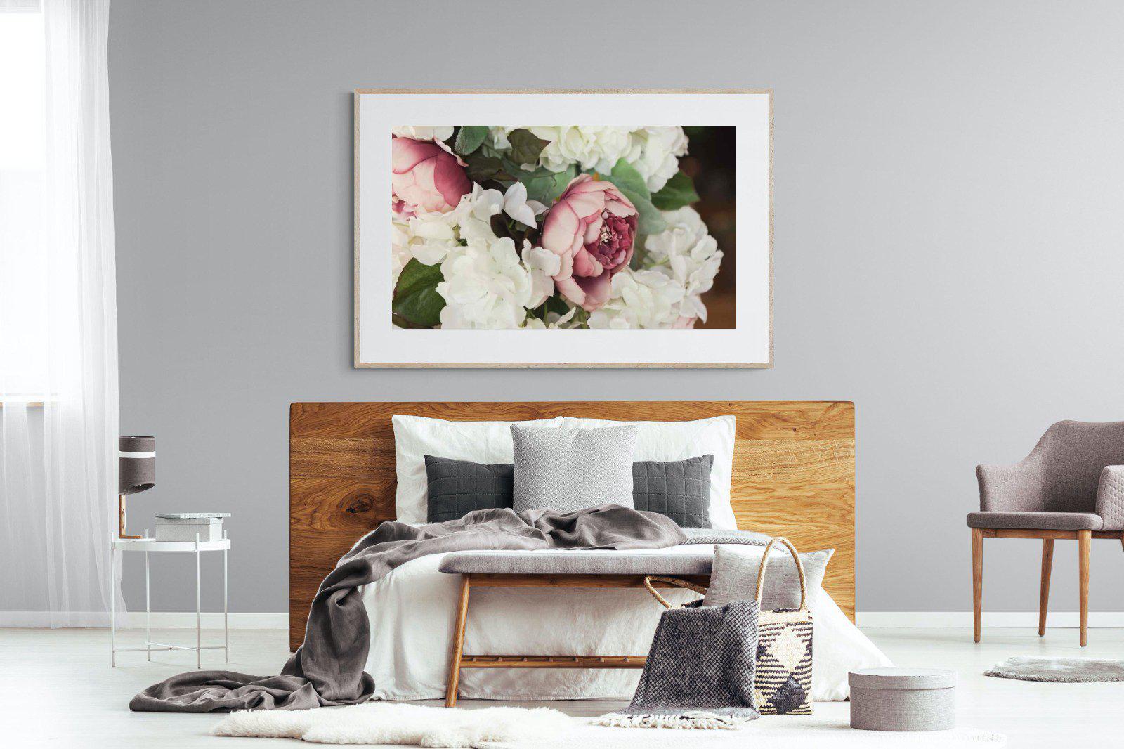 Bouquet-Wall_Art-150 x 100cm-Framed Print-Wood-Pixalot