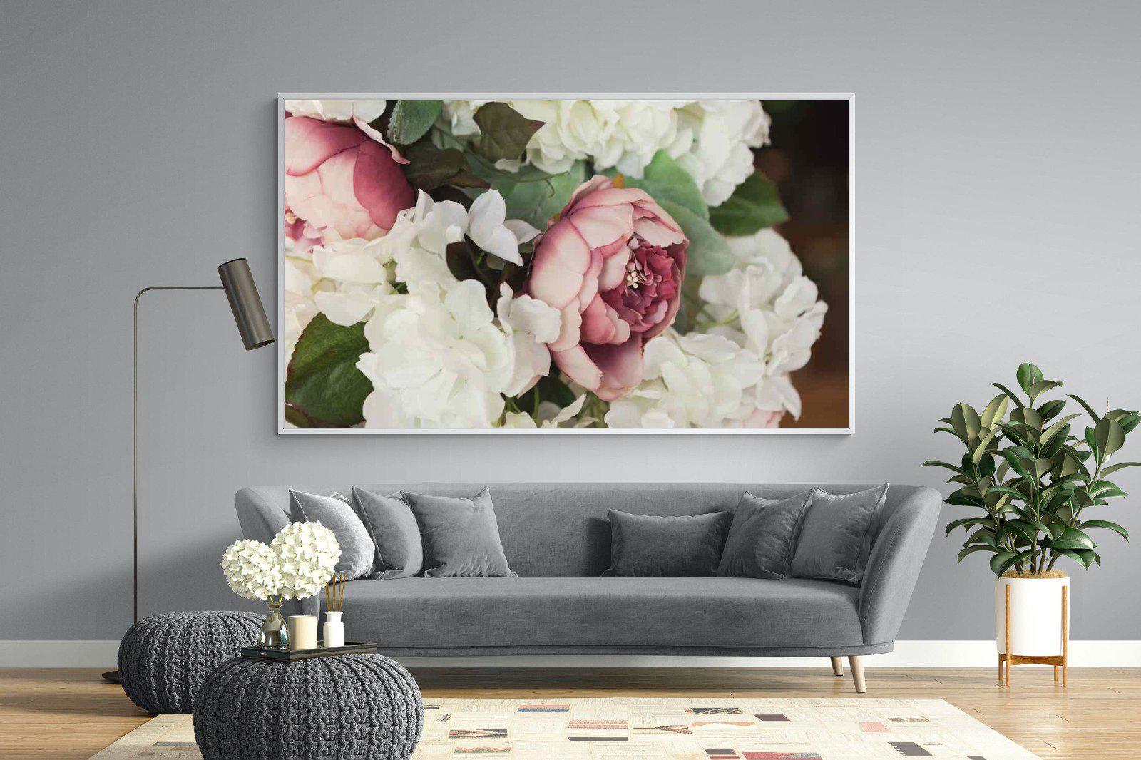 Bouquet-Wall_Art-220 x 130cm-Mounted Canvas-White-Pixalot