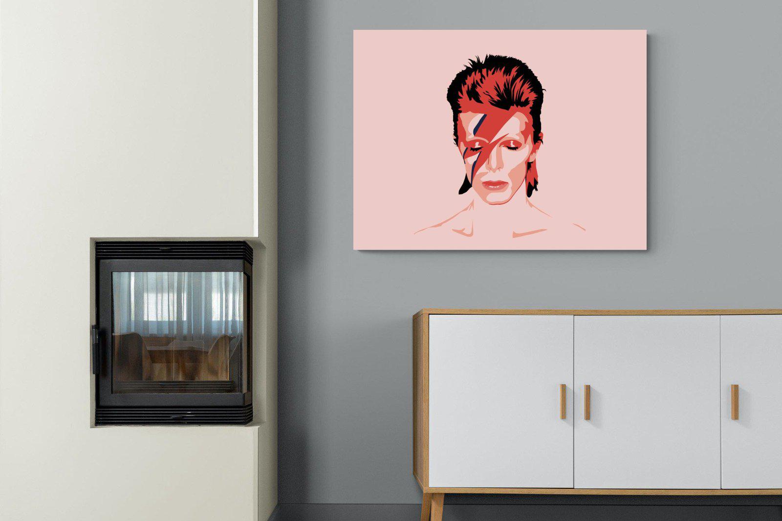 Bowie-Wall_Art-100 x 75cm-Mounted Canvas-No Frame-Pixalot