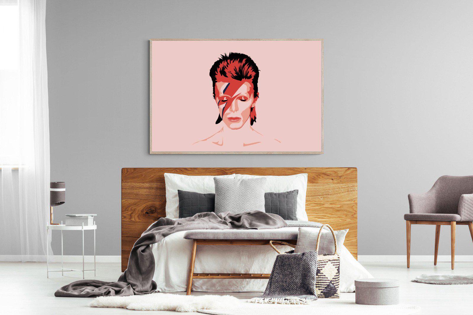 Bowie-Wall_Art-150 x 100cm-Mounted Canvas-Wood-Pixalot