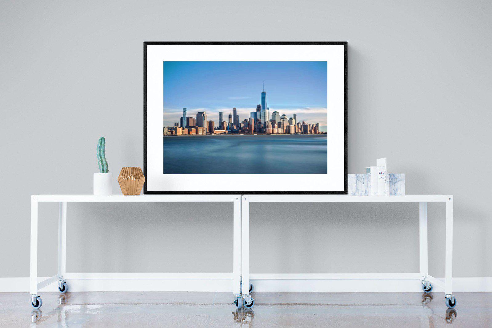 Brooklyn-Wall_Art-120 x 90cm-Framed Print-Black-Pixalot