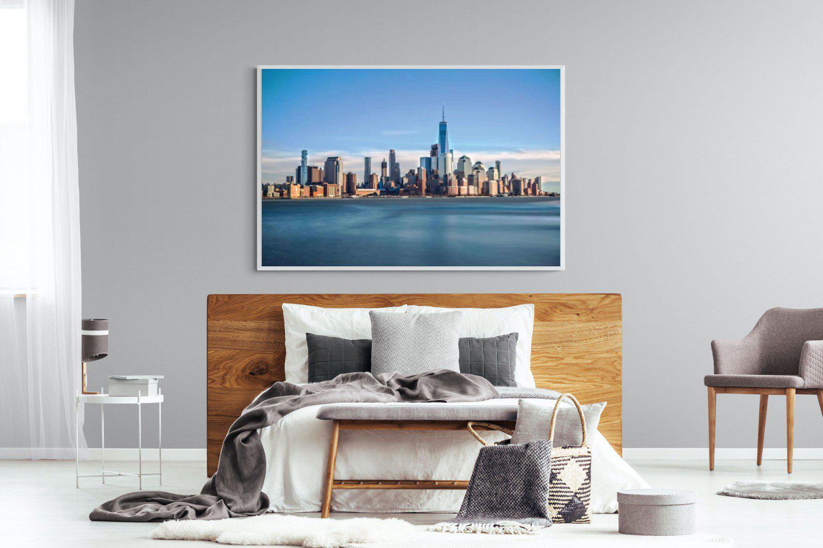 Brooklyn-Wall_Art-150 x 100cm-Mounted Canvas-White-Pixalot