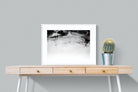 Brush Strokes-Wall_Art-80 x 60cm-Framed Print-White-Pixalot