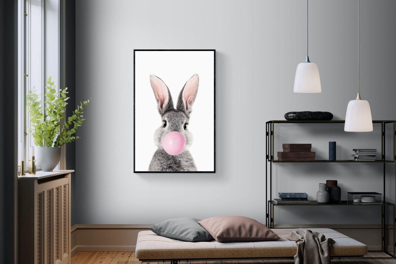 Bubblegum Bunny-Wall_Art-Pixalot