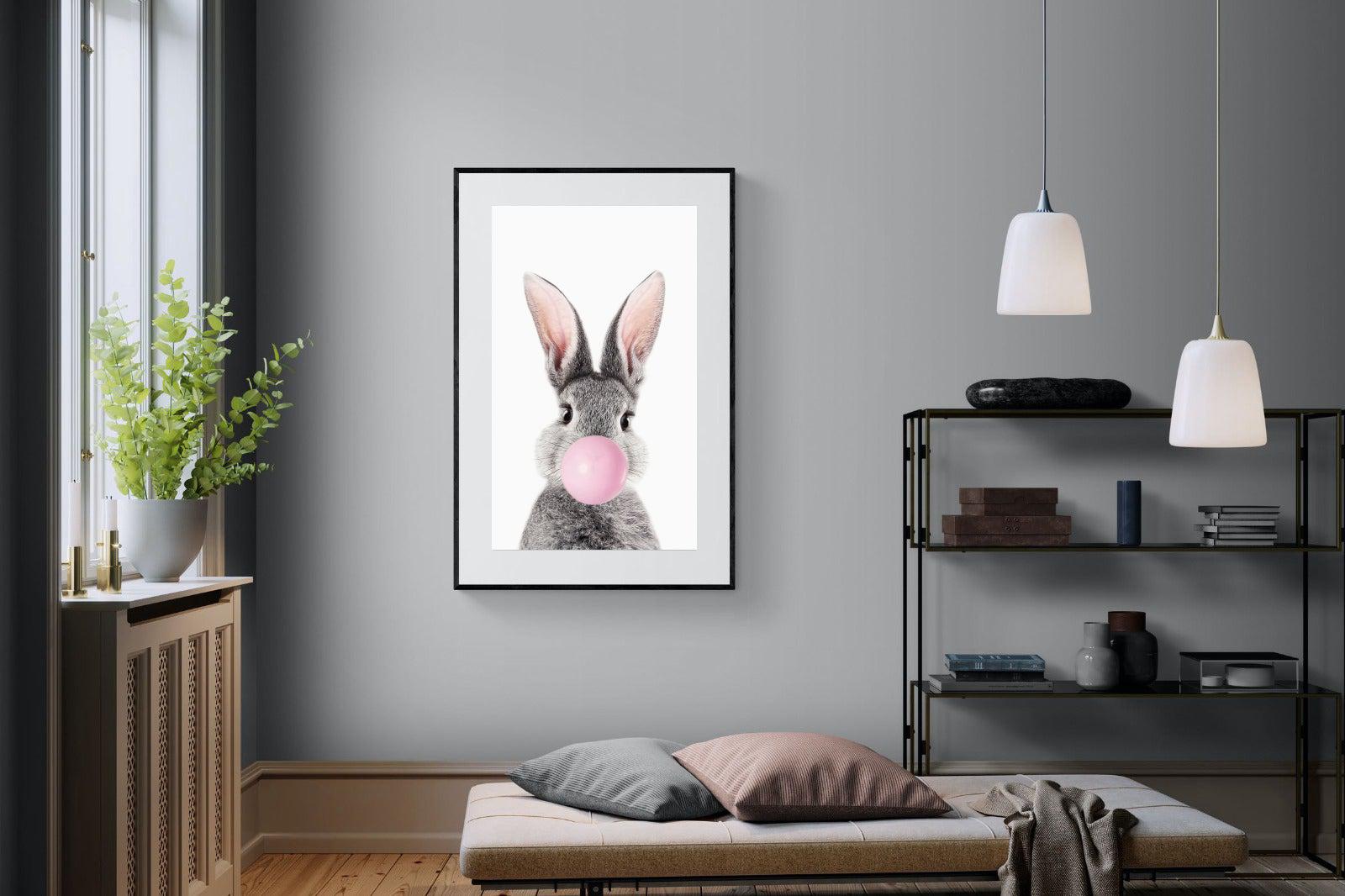 Bubblegum Bunny-Wall_Art-Pixalot