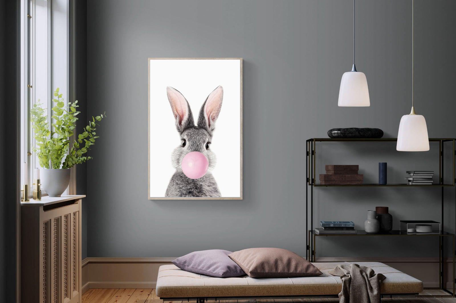 Bubblegum Bunny-Wall_Art-Pixalot