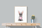 Bubblegum Bunny-Wall_Art-60 x 80cm-Framed Print-Wood-Pixalot