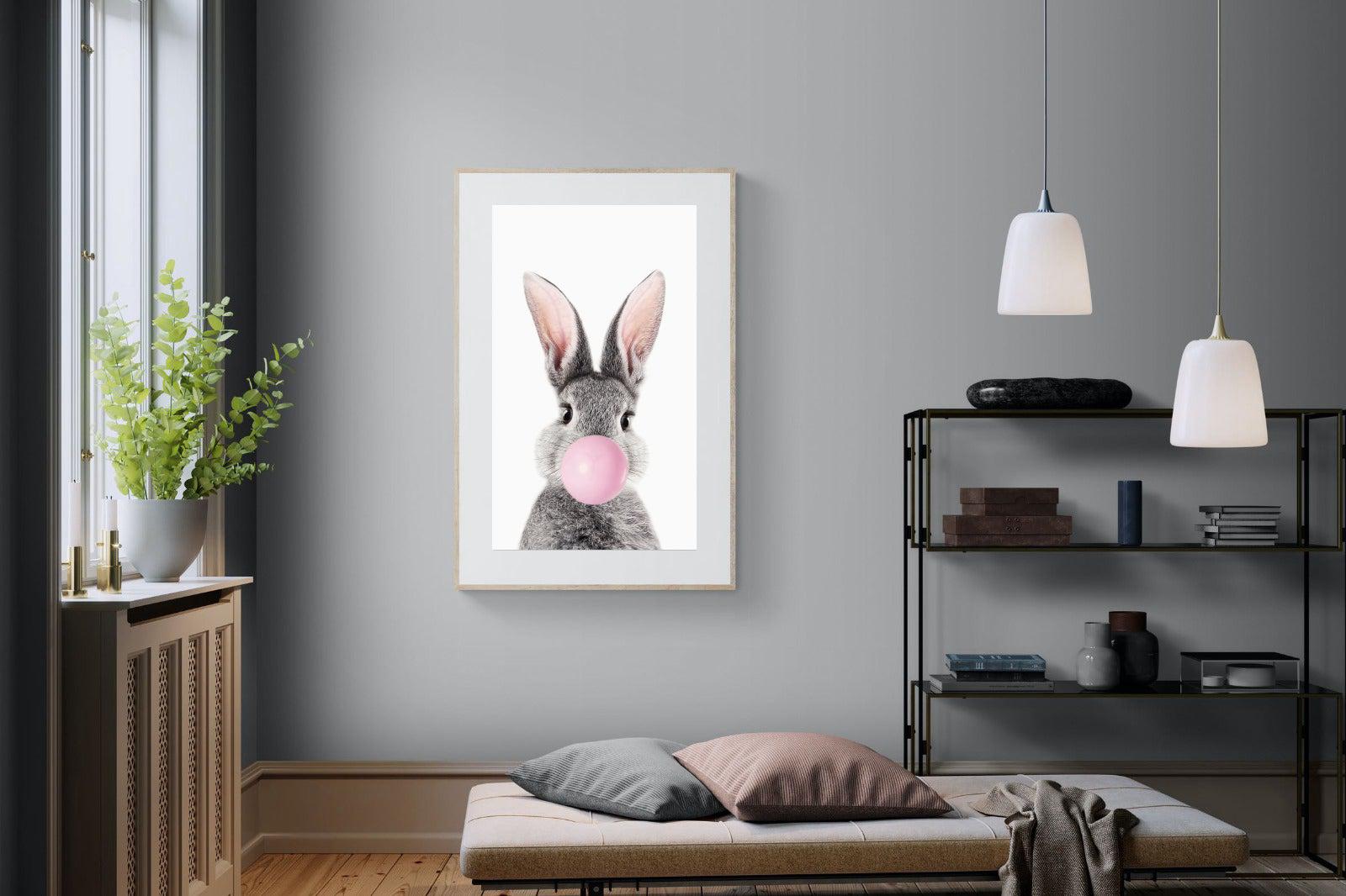 Bubblegum Bunny-Wall_Art-Pixalot