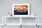 Buddha & Balloons-Wall_Art-120 x 90cm-Framed Print-Wood-Pixalot
