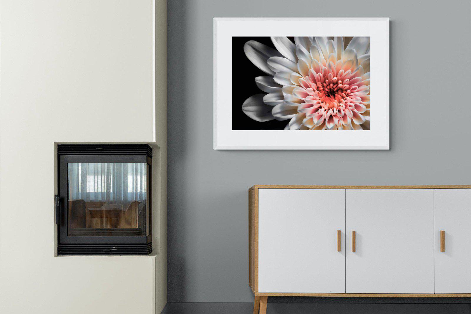 Burst-Wall_Art-100 x 75cm-Framed Print-White-Pixalot