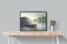 Calm Waters-Wall_Art-80 x 60cm-Mounted Canvas-Black-Pixalot