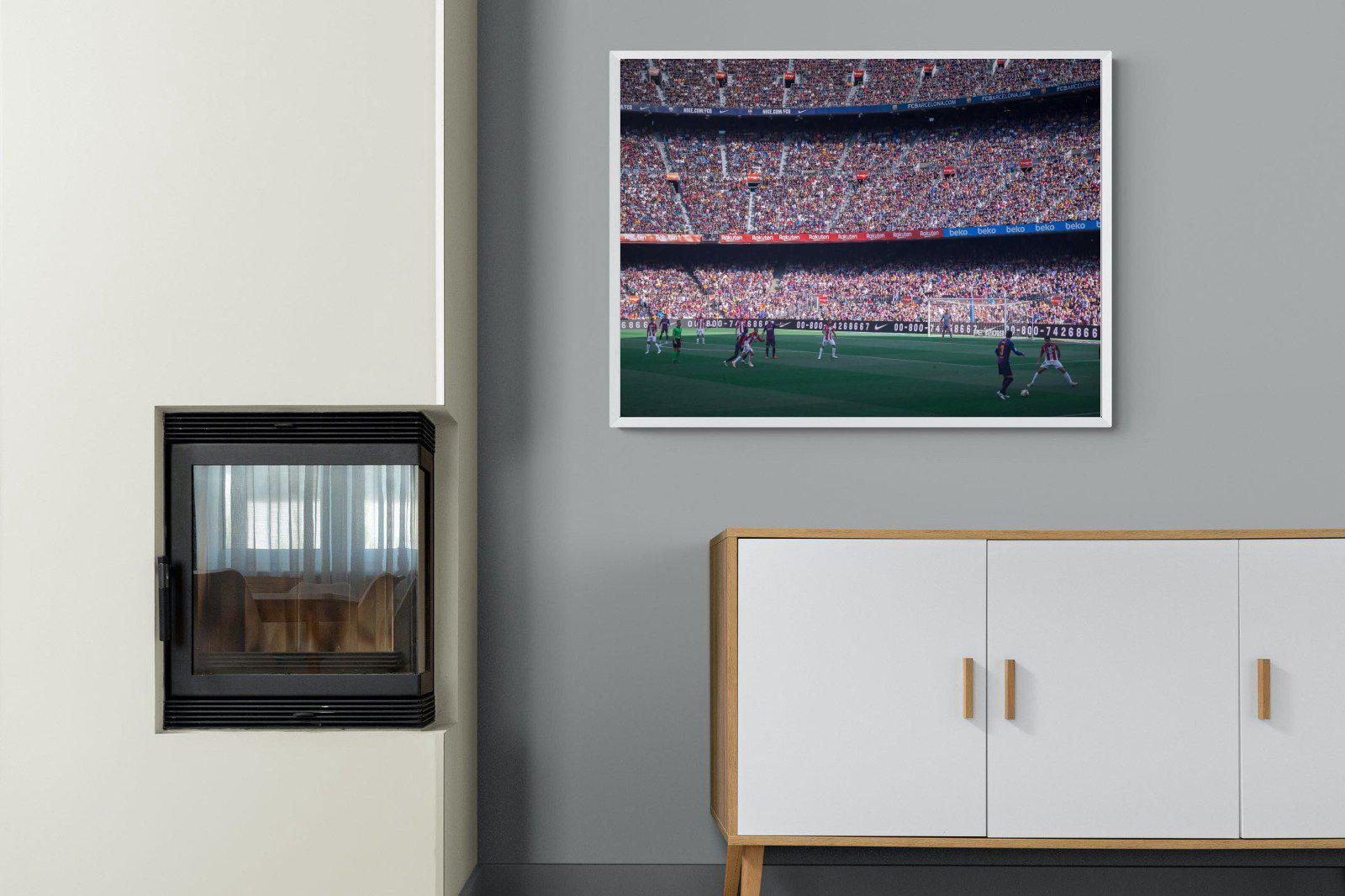 Camp Nou-Wall_Art-100 x 75cm-Mounted Canvas-White-Pixalot