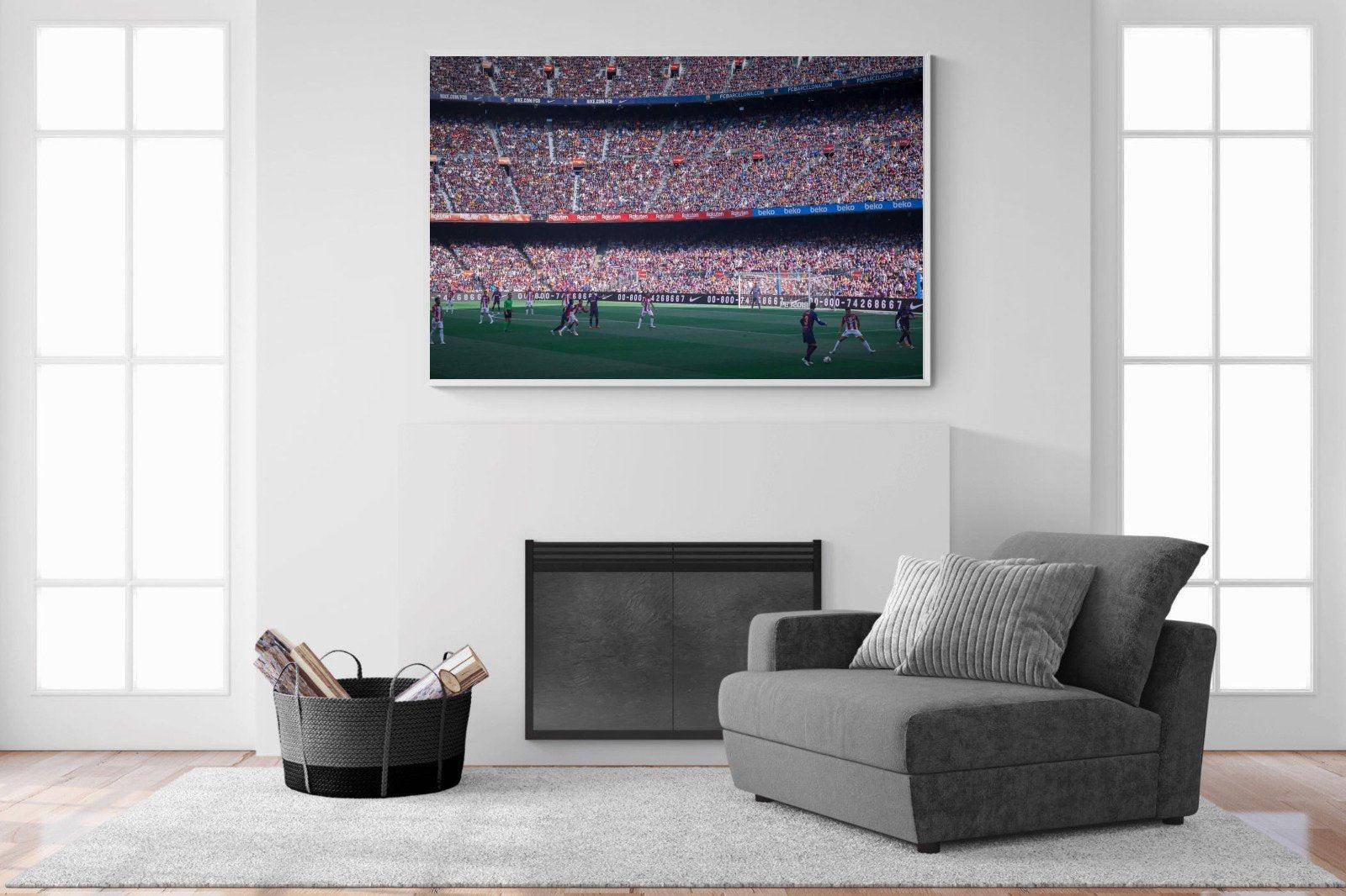 Camp Nou-Wall_Art-150 x 100cm-Mounted Canvas-White-Pixalot