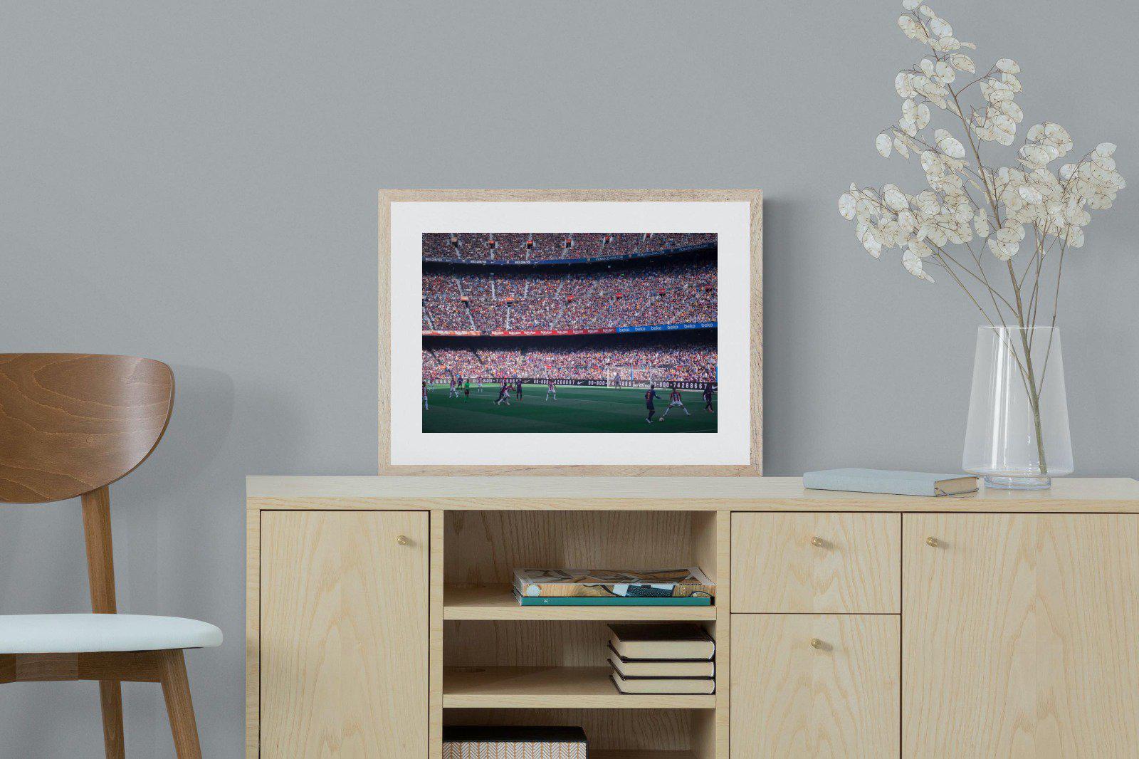 Camp Nou-Wall_Art-60 x 45cm-Framed Print-Wood-Pixalot