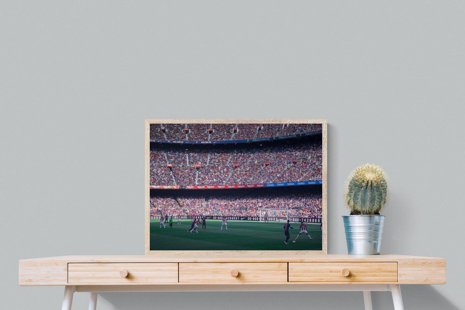 Camp Nou-Wall_Art-80 x 60cm-Mounted Canvas-Wood-Pixalot