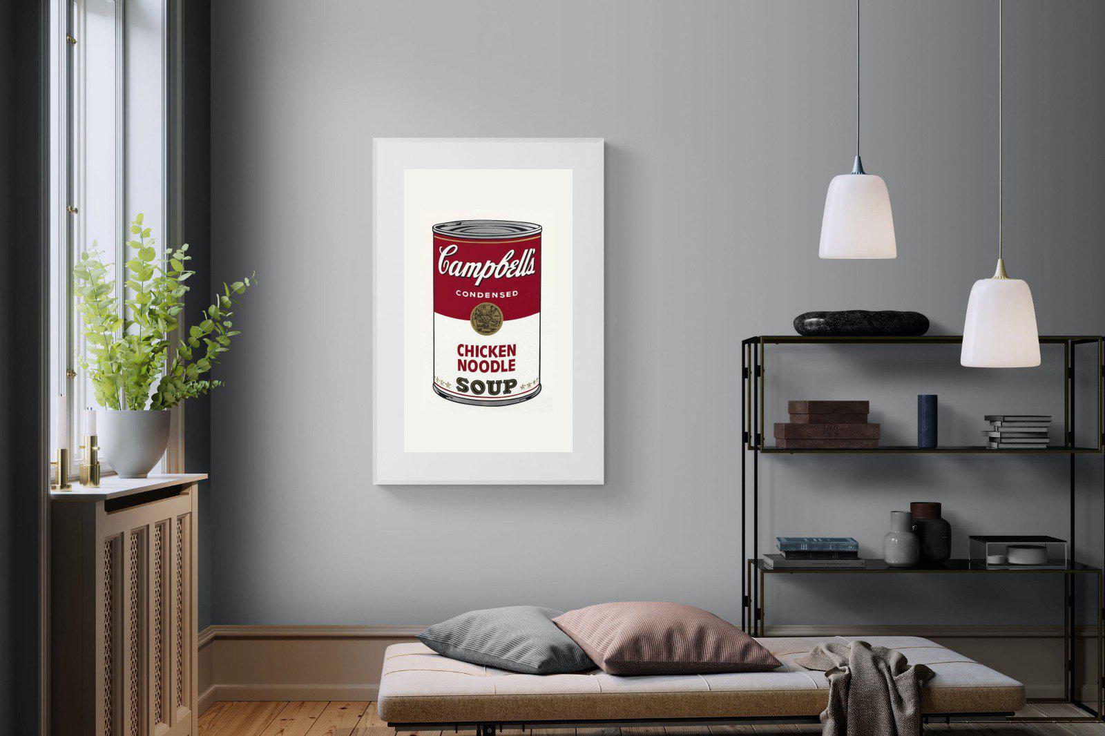 Campbell's Soup-Wall_Art-100 x 150cm-Framed Print-White-Pixalot