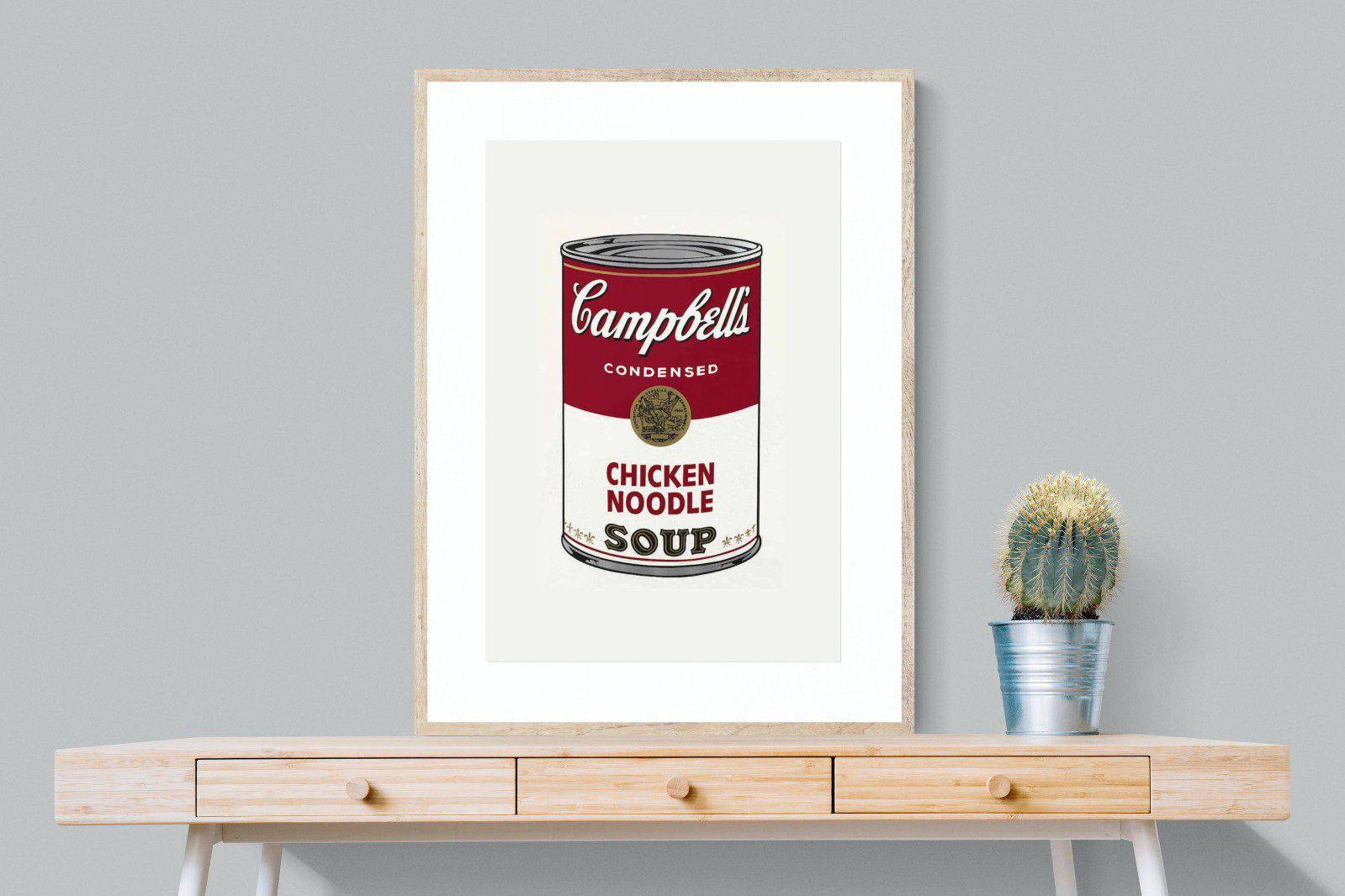 Campbell's Soup-Wall_Art-75 x 100cm-Framed Print-Wood-Pixalot
