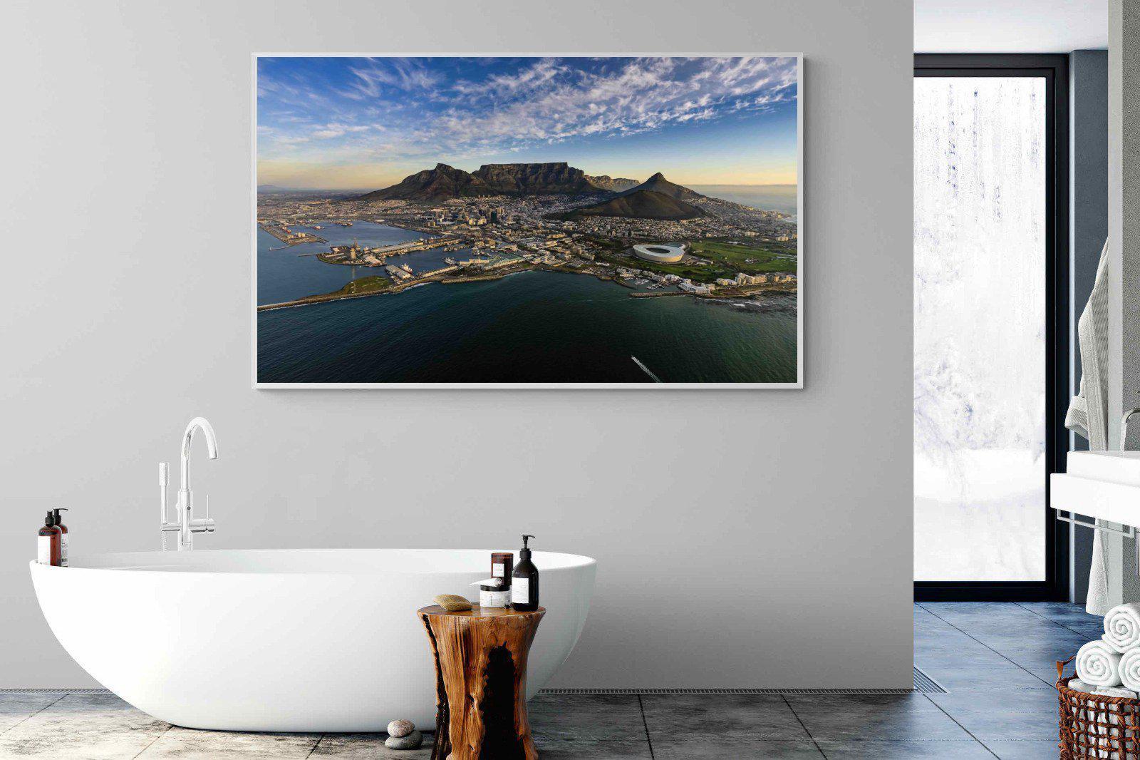 Cape Town-Wall_Art-180 x 110cm-Mounted Canvas-White-Pixalot