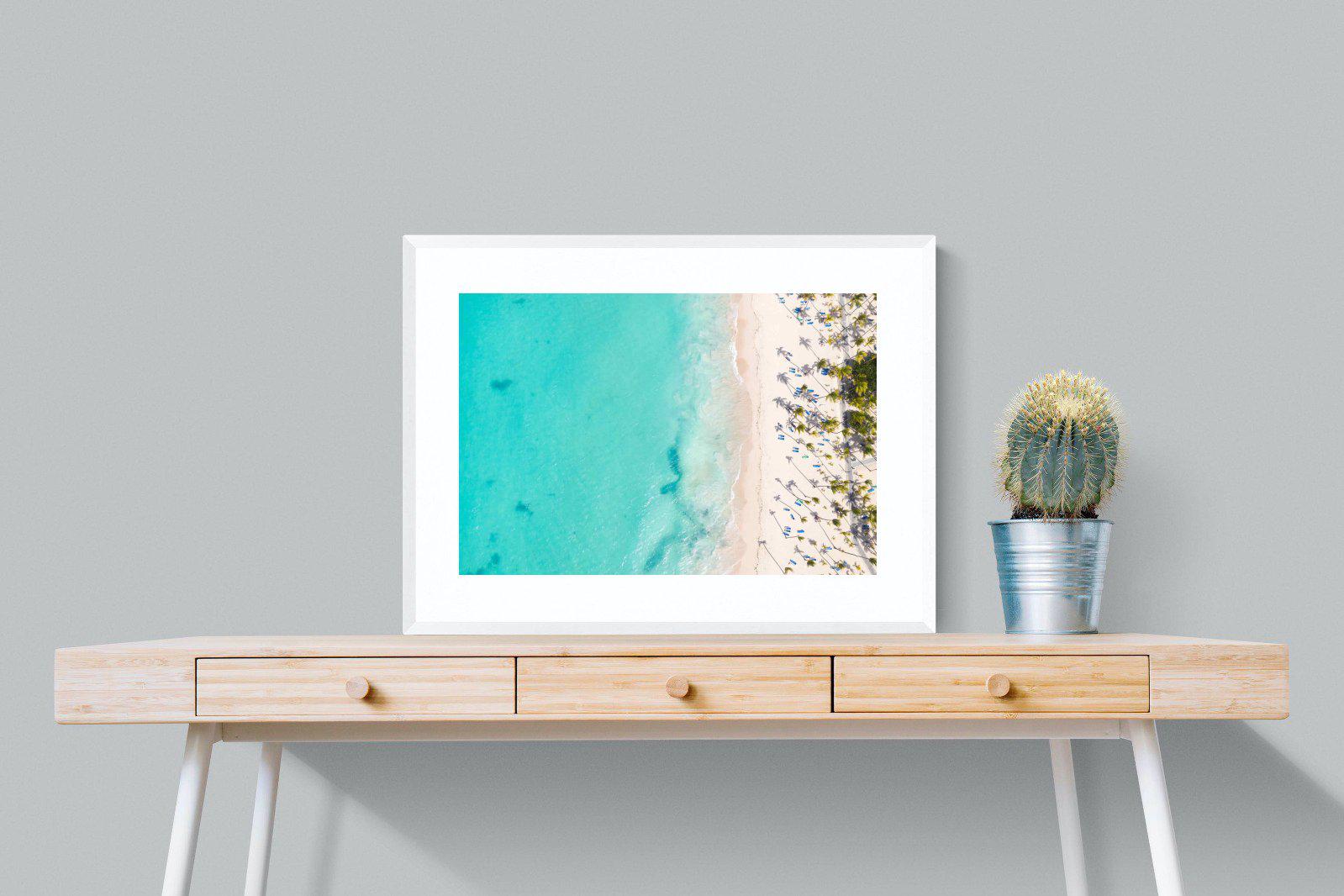 Caribbean-Wall_Art-80 x 60cm-Framed Print-White-Pixalot