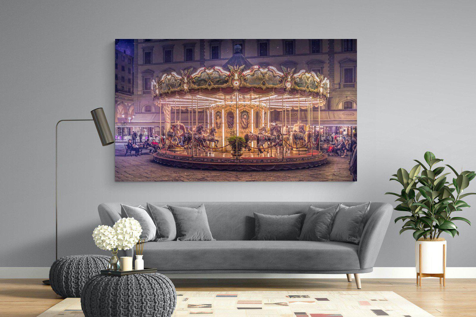 Carousel-Wall_Art-220 x 130cm-Mounted Canvas-No Frame-Pixalot