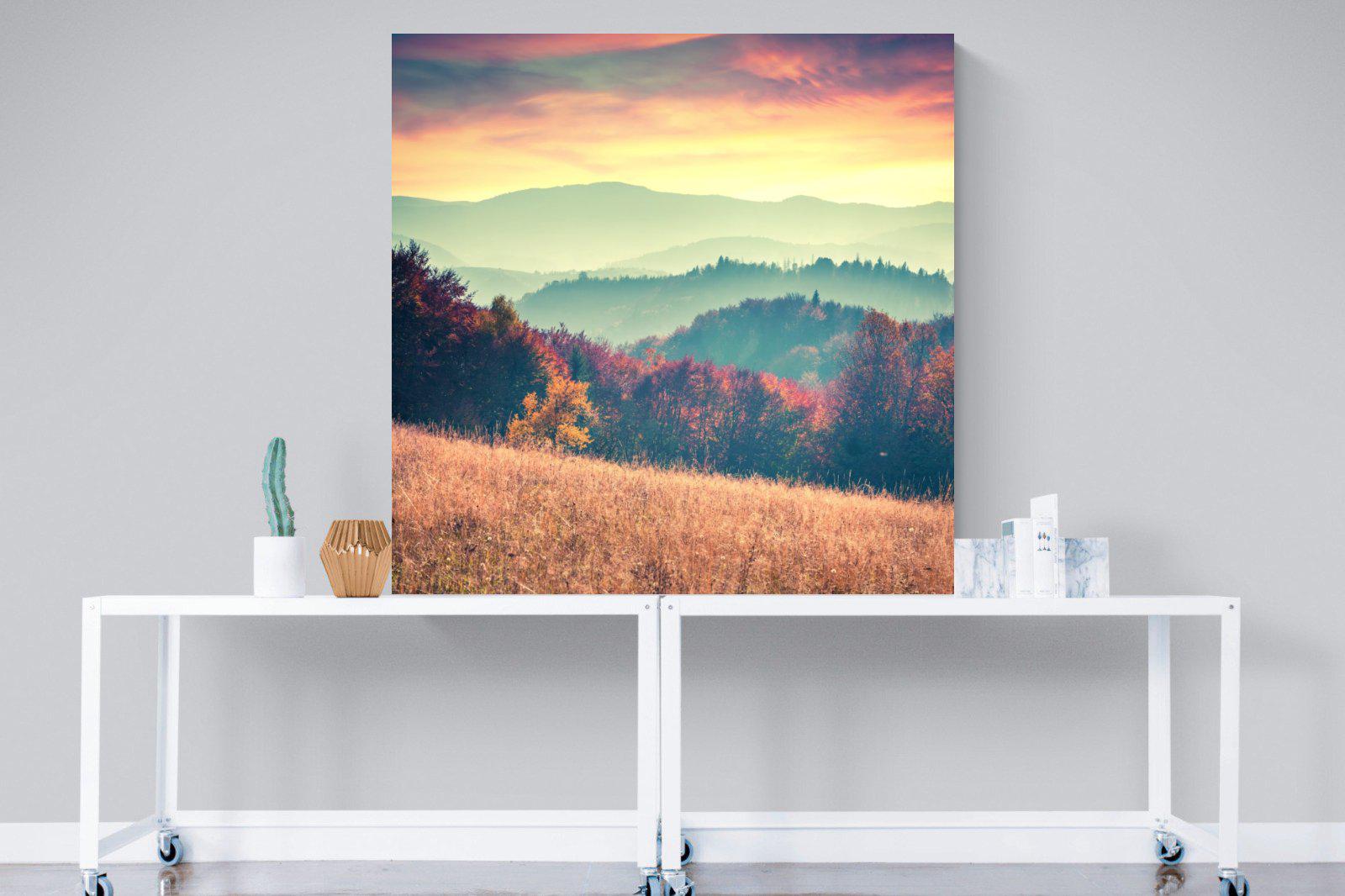 Carpathian Mountains-Wall_Art-120 x 120cm-Mounted Canvas-No Frame-Pixalot