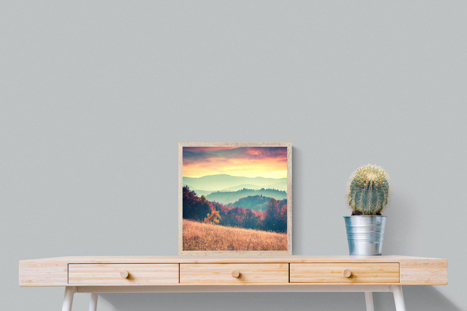 Carpathian Mountains-Wall_Art-50 x 50cm-Mounted Canvas-Wood-Pixalot