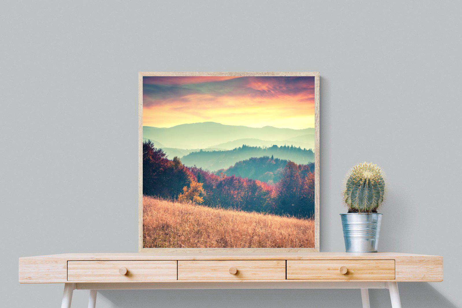 Carpathian Mountains-Wall_Art-80 x 80cm-Mounted Canvas-Wood-Pixalot