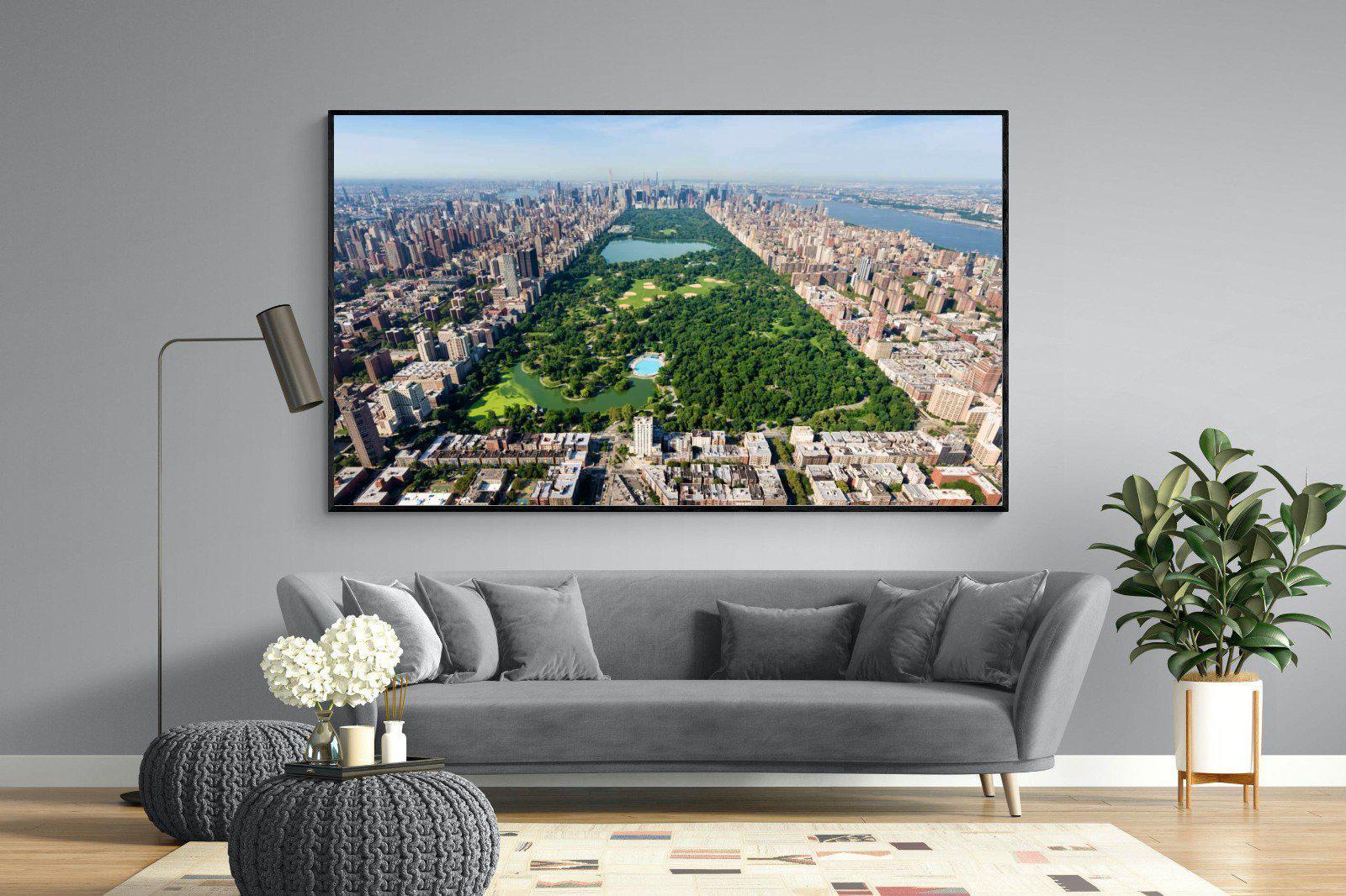 Central Park-Wall_Art-220 x 130cm-Mounted Canvas-Black-Pixalot