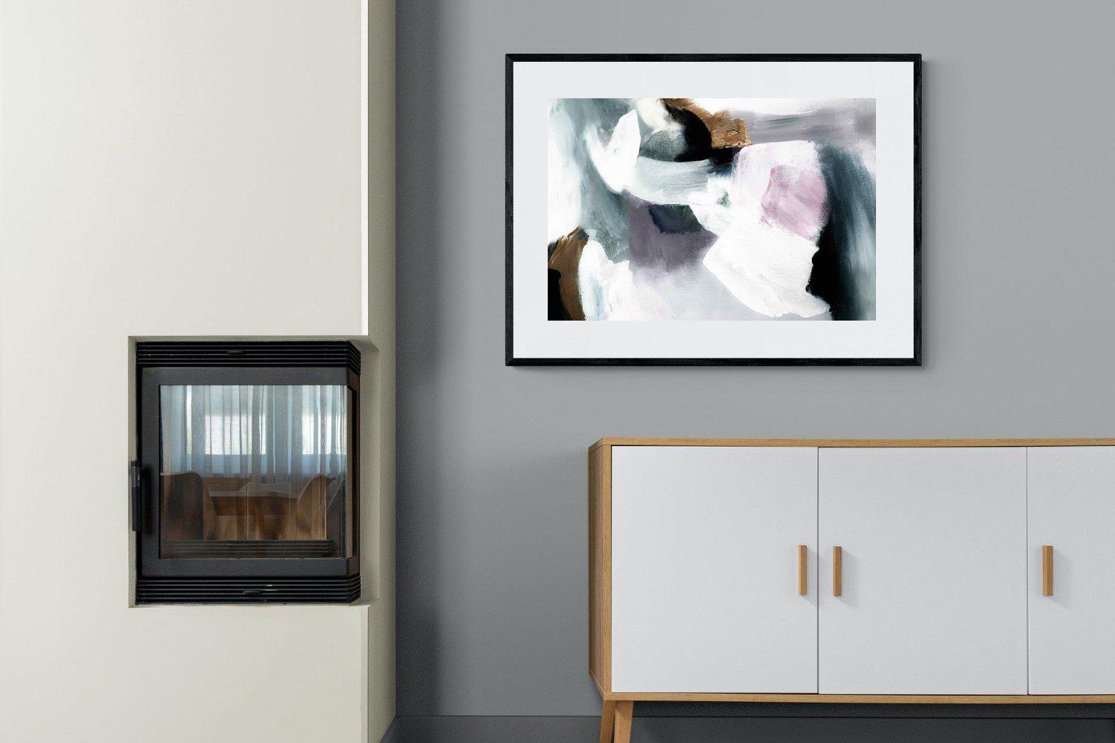 Changing Seasons #2-Wall_Art-100 x 75cm-Framed Print-Black-Pixalot