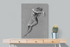 Charcoal Sketch-Wall_Art-75 x 100cm-Mounted Canvas-No Frame-Pixalot