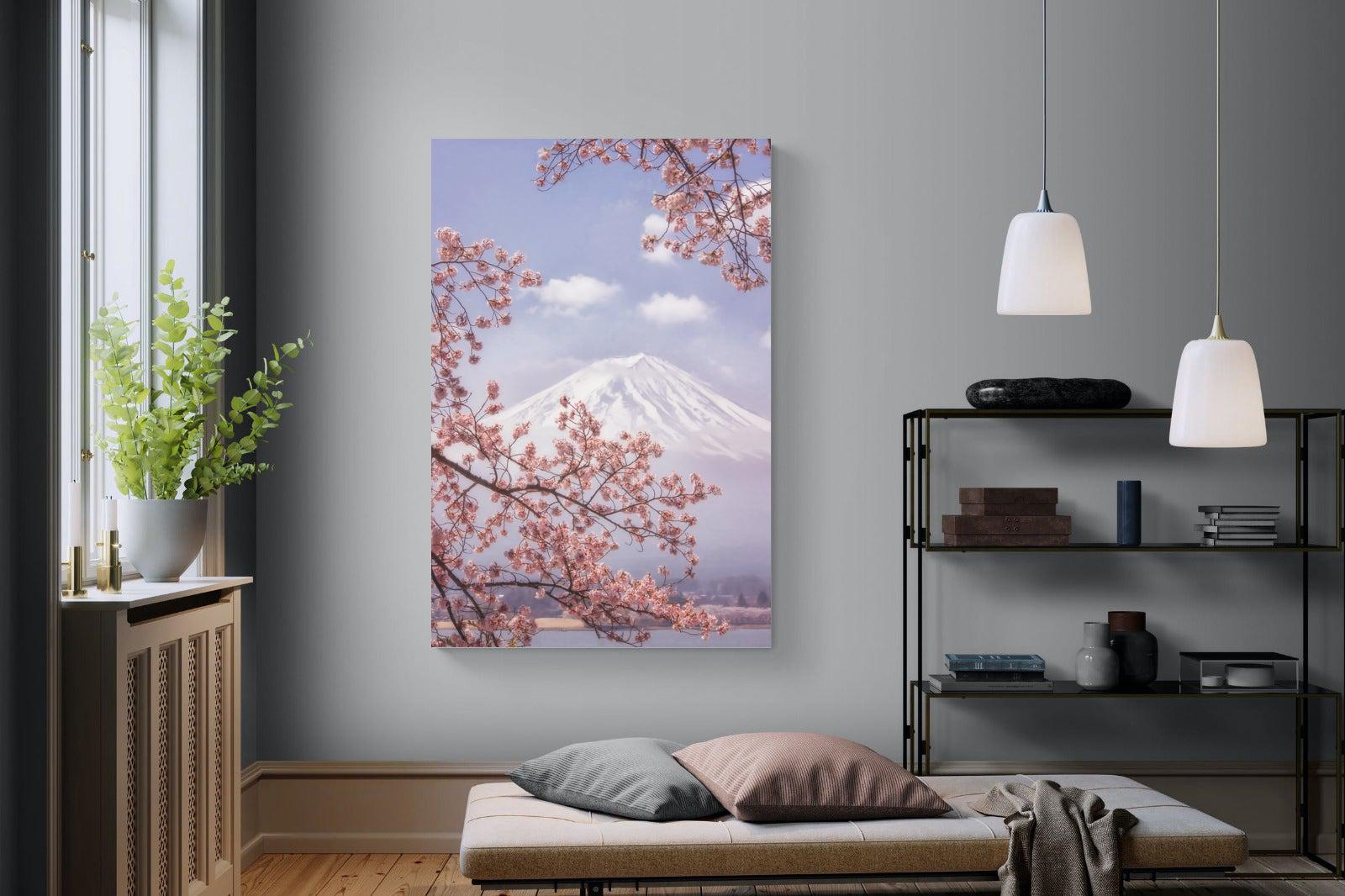 Cherry Blossom-Wall_Art-120 x 180cm-Mounted Canvas-No Frame-Pixalot